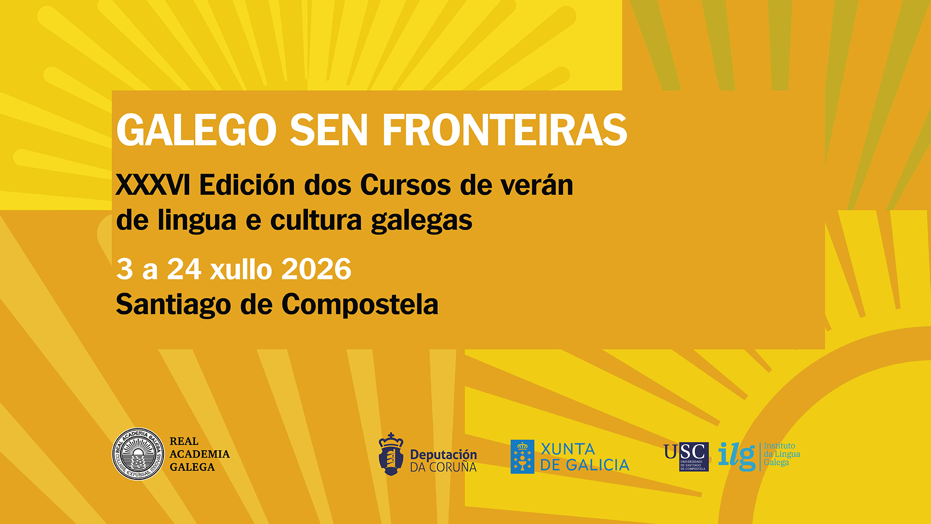 XXXVI Edición dos Cursos de verán de lingua e cultura galegas